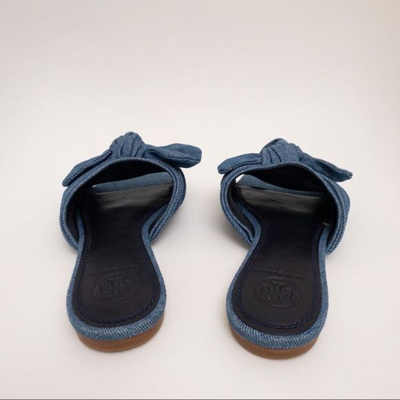 TORY BURCH Annabelle Bow Slides Size 5.5 - Picture 11 of 12
